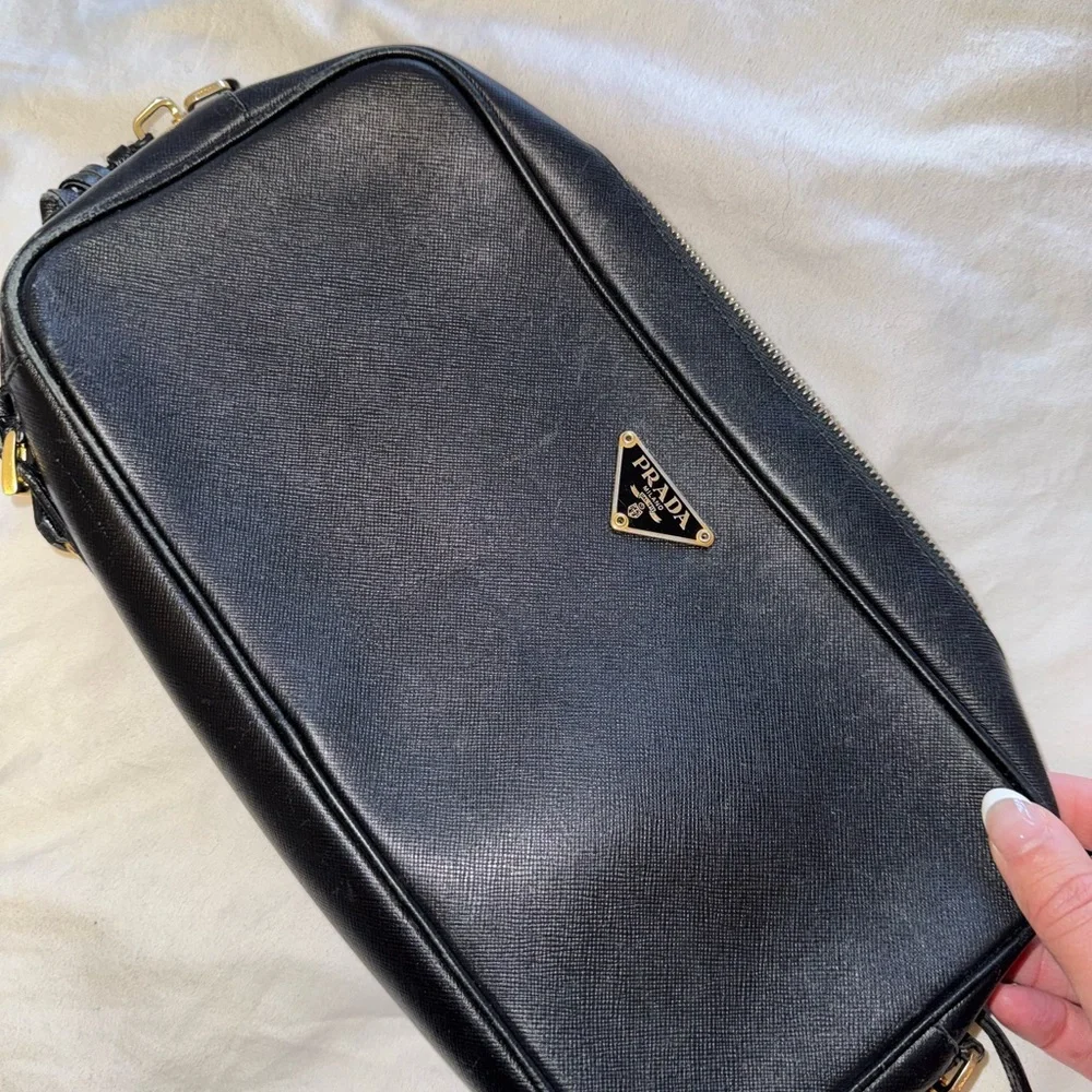 Prada Black Crossbody Leather Bag - Picture 6 of 8